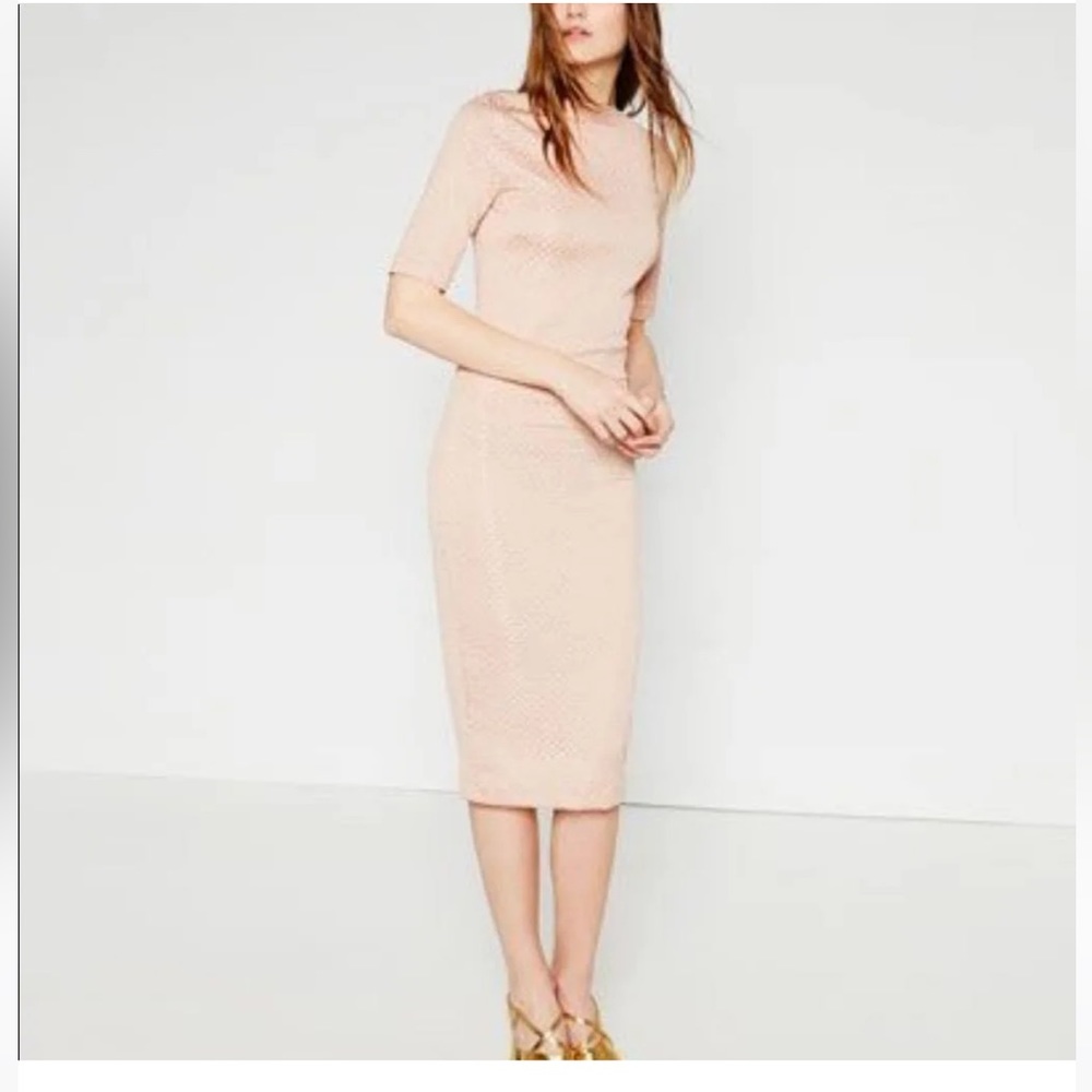 NWT Zara dress.  Size medium.  BLACK